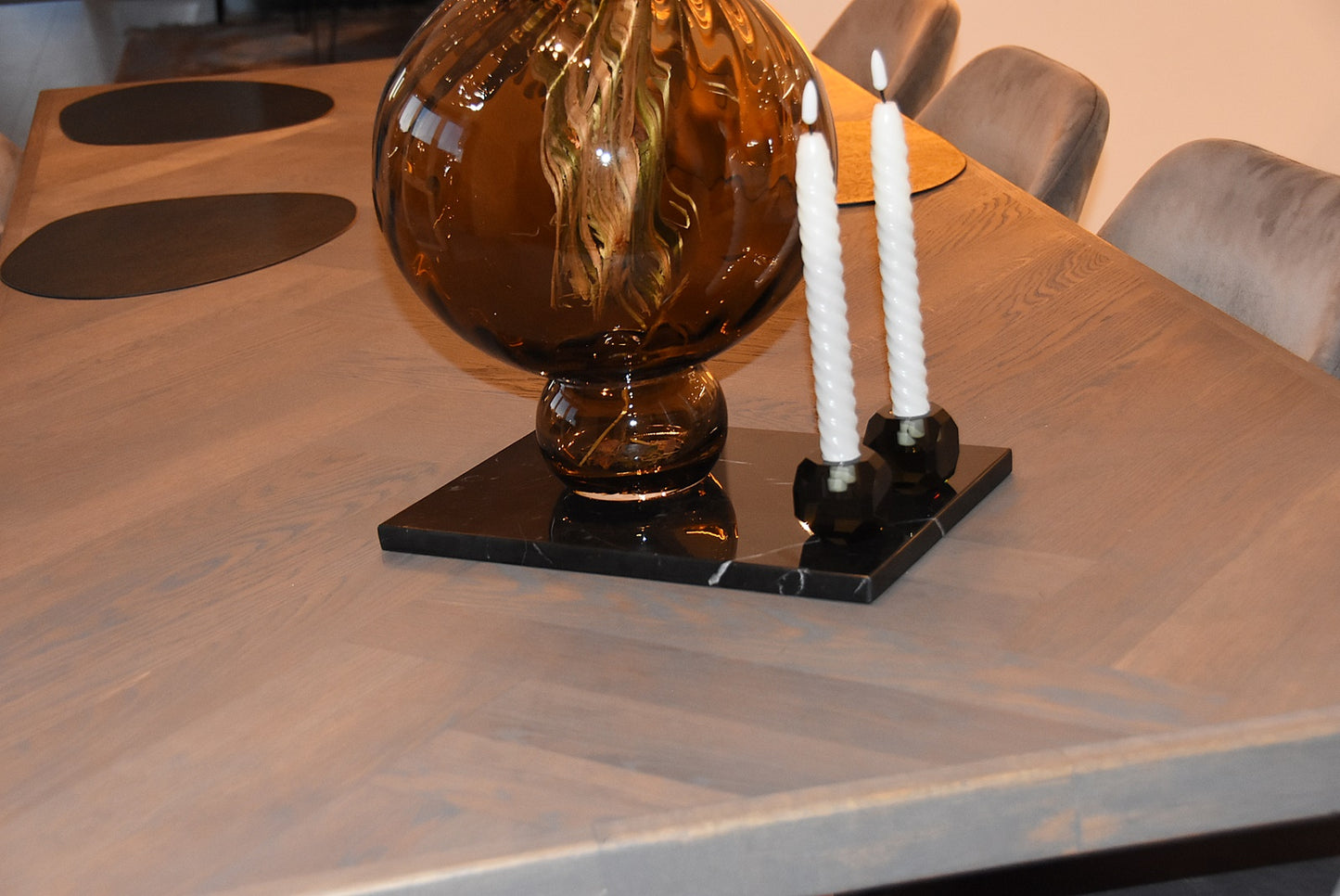 Marmor bakke sort - stor