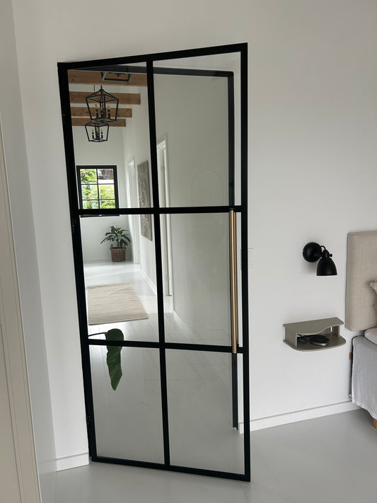 STANDARDMÅL - New Yorker dør 6 felter med karm - (B:70-100 x H:210 cm)