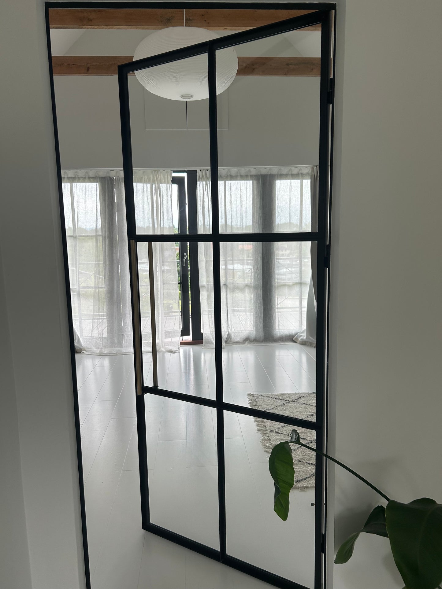 STANDARDMÅL - New Yorker dør 6 felter med karm - (B:70-100 x H:210 cm)