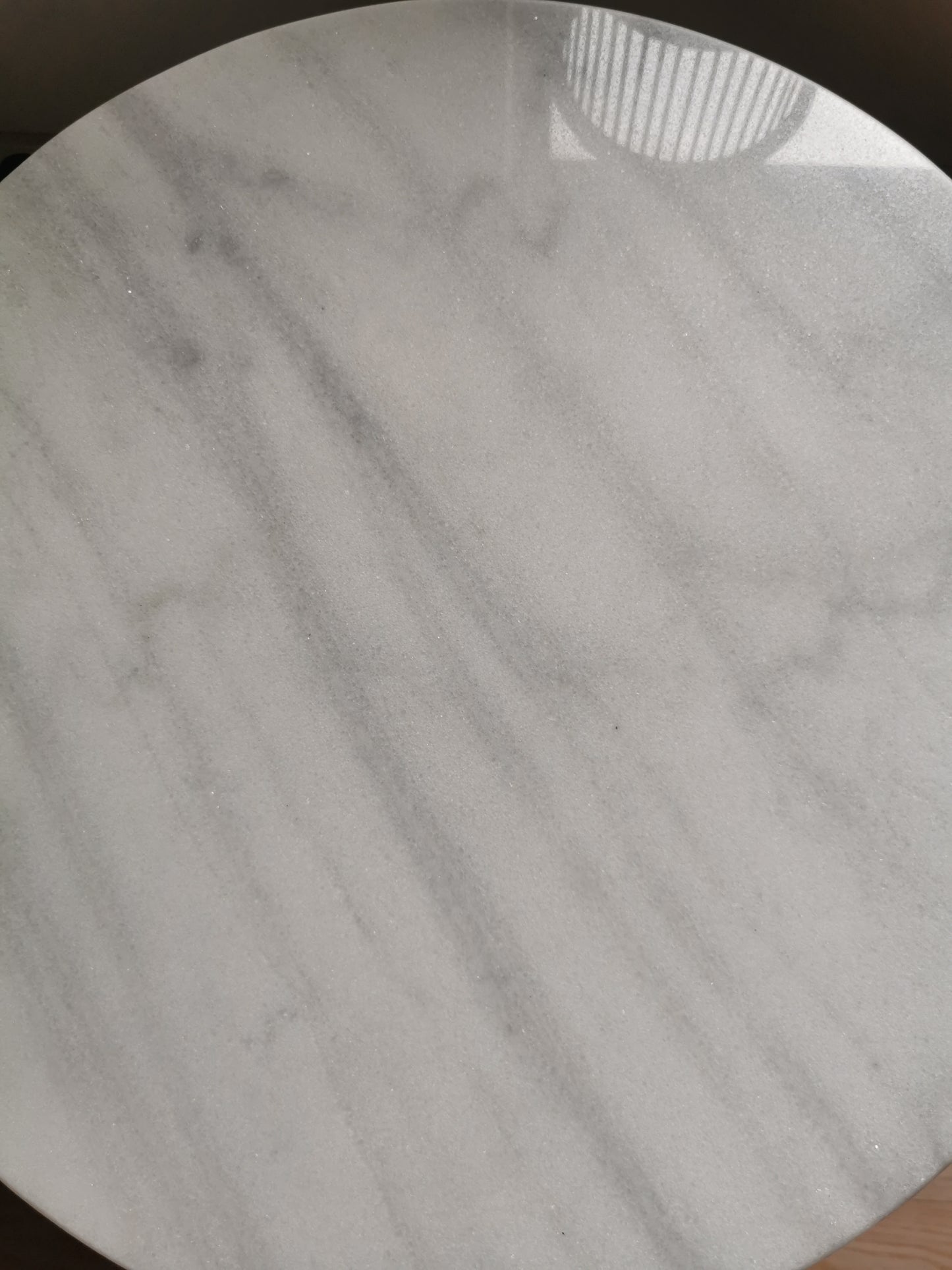 Nisa white 50 cm marmor hjørnebord