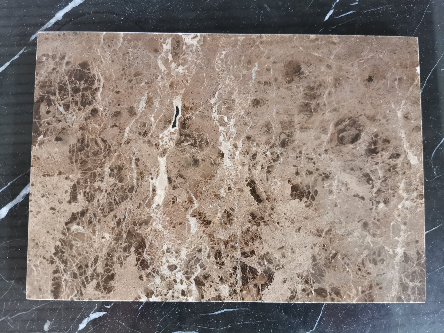 Marmor bakke Emparador dark - stor