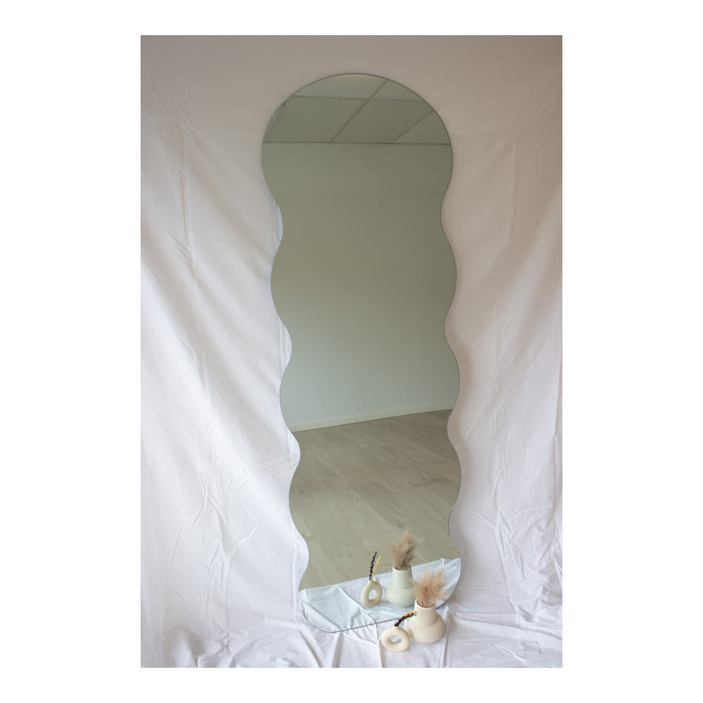 Bølge - Asymmetrisk Væg-/gulv Spejl 180x60cm