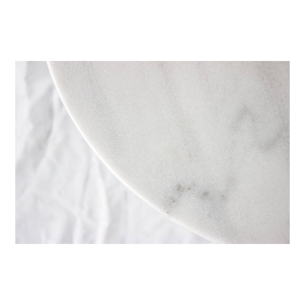 Steel & Marble - Marmor Hjørnebord Greek White