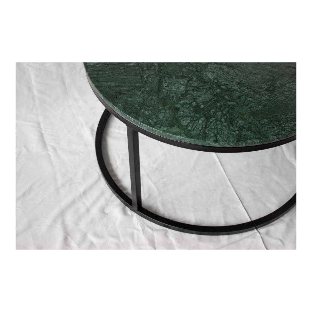 Steel & Marble - Marmor Sofabord Green Forest