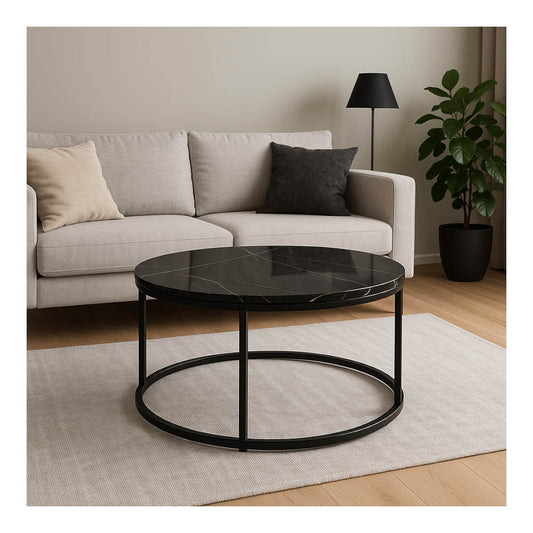 Steel & Marble - Axarquia Marmor Sofabord