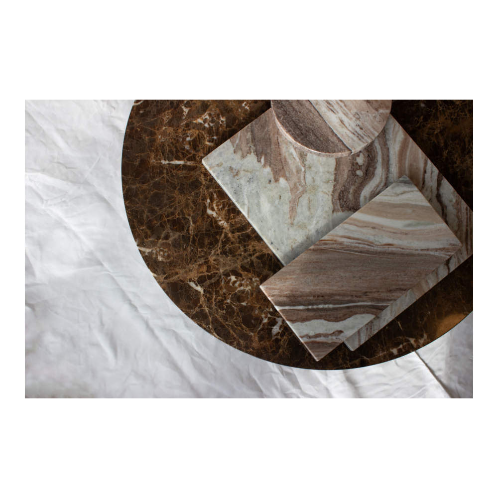 S&M - Marmor Bakke 30x15cm Fantasy Brown