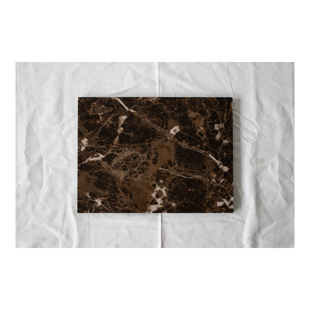 S&M - Marmor Bakke 40x30cm Emperador Dark
