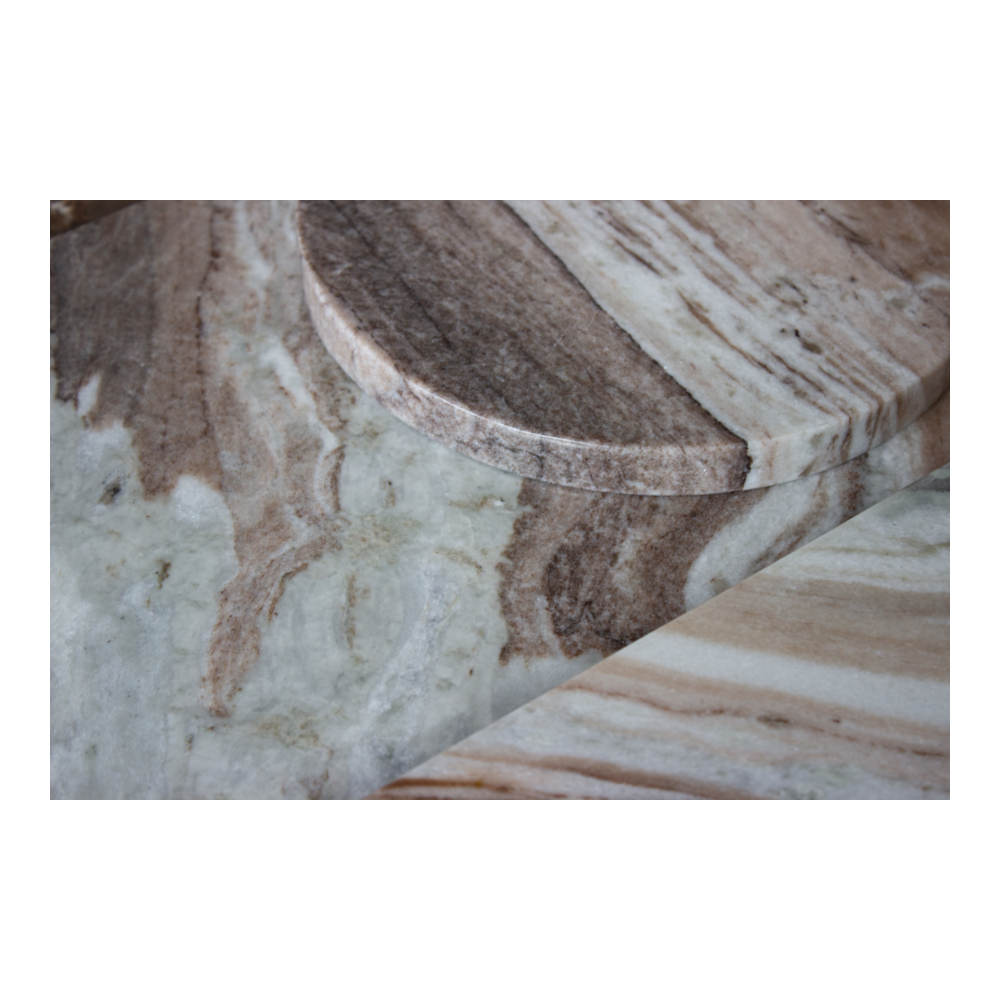 S&M - Marmor Bakke 40x30cm Fantasy Brown