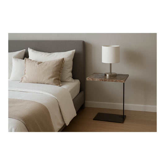 S&M - Marmor Sengebord 40x30cm Fantasy Brown