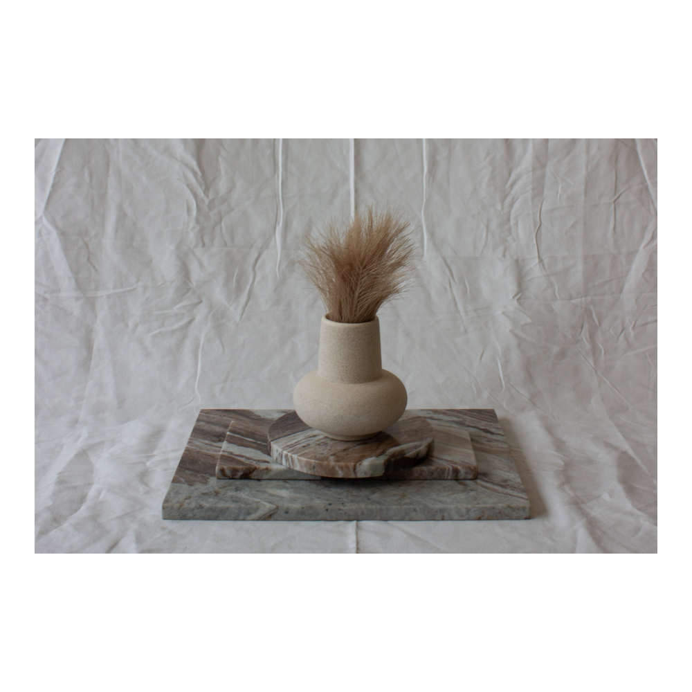 Steel & Marble - Marmor Bakke Ø20cm Fantasy Brown