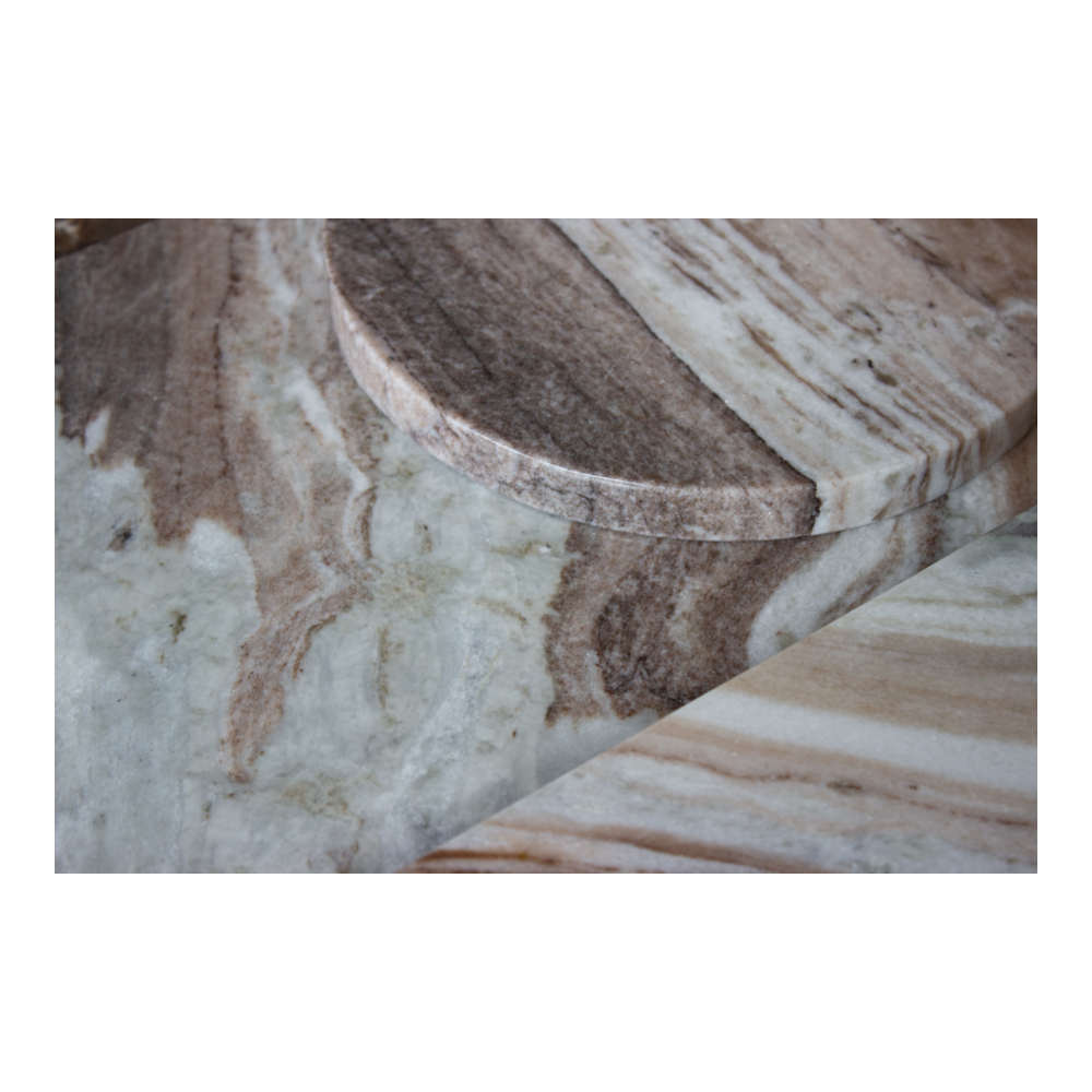 Steel & Marble - Marmor Bakke Ø20cm Fantasy Brown