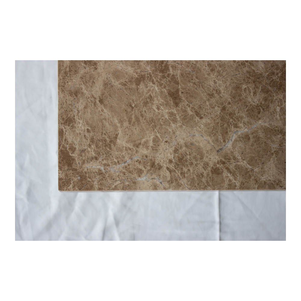 S&M - Marmor Sengebord 40x30cm Emperador Light