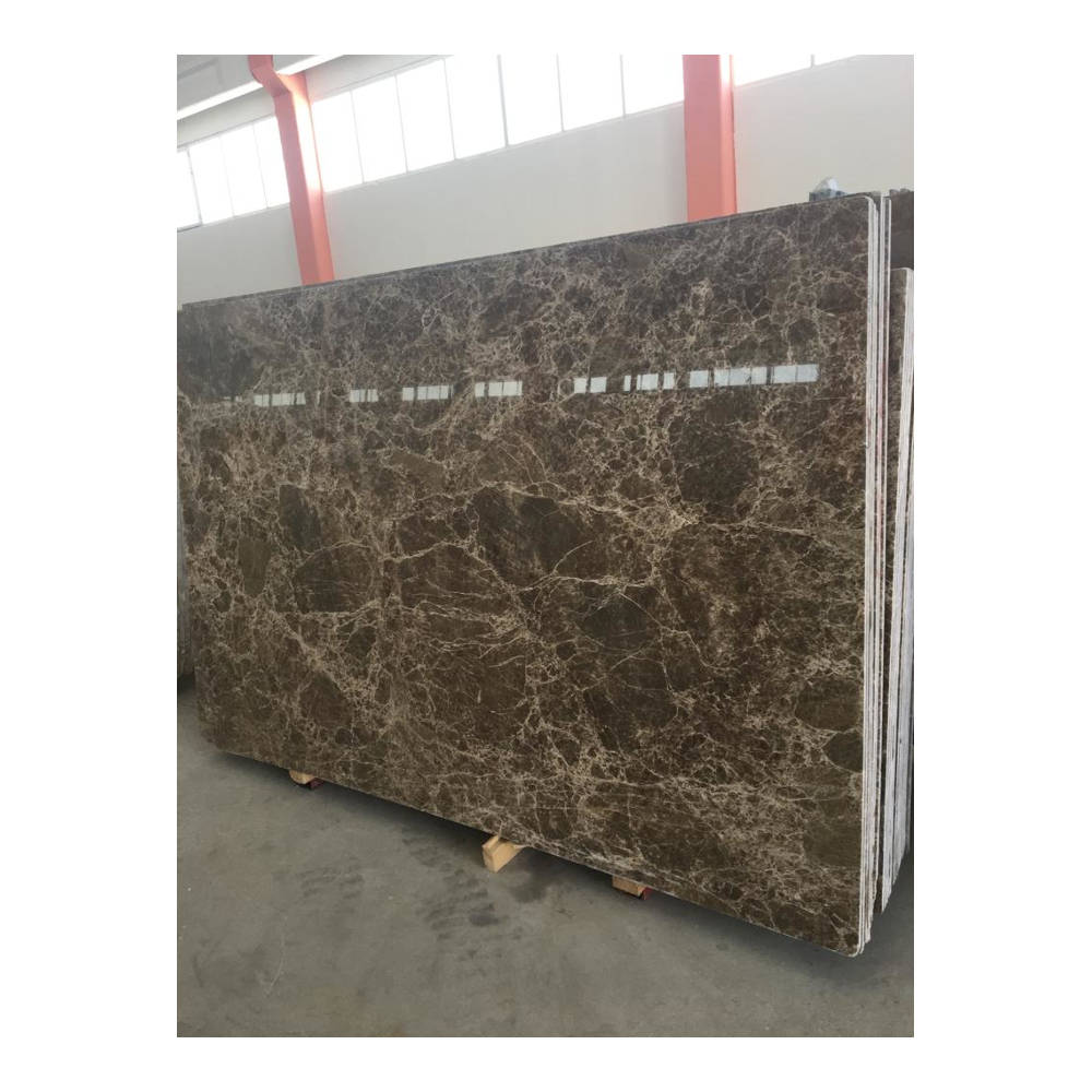 S&M - Marmor Sofabord 90x90cm Dark Emperador