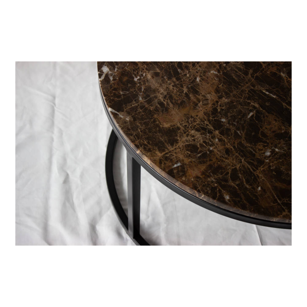 S&M - Marmor Sofabord Emperador Dark