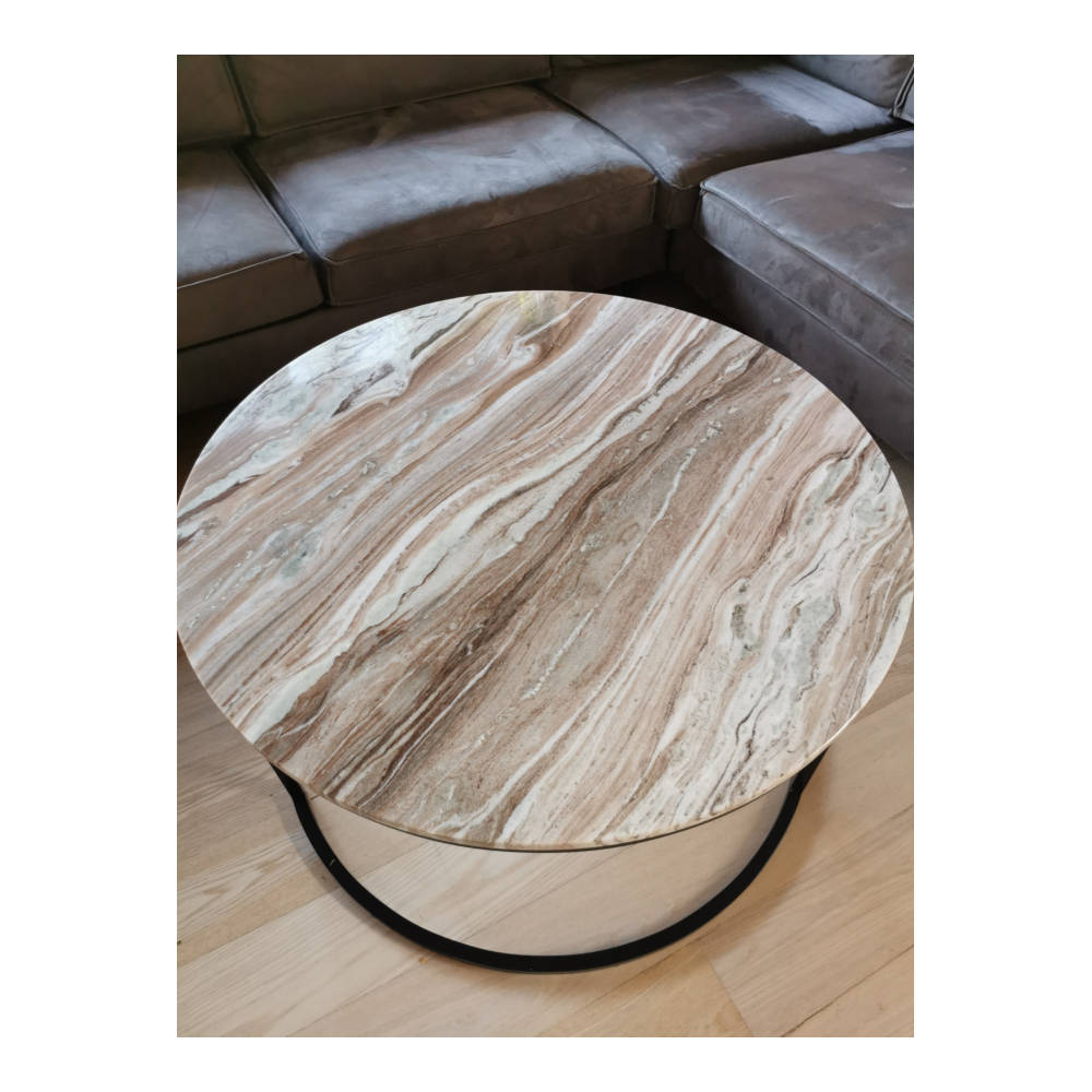 Steel & Marble - Marmor Sofabord Fantasy Brown