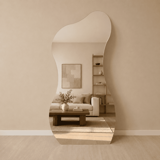 Vibe - Asymmetrisk Gulv Spejl 160x80cm