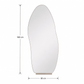Mina - Asymmetrisk Gulv Spejl 180x80cm