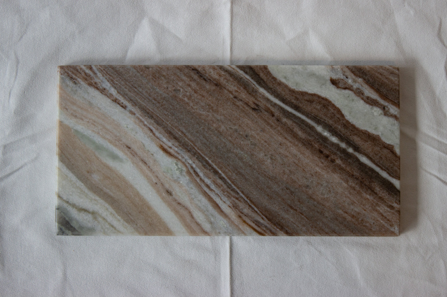 S&M - Marmor Sengebord 40x30cm Fantasy Brown