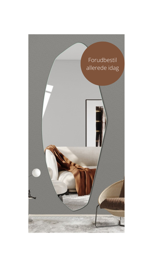 Asymmetrisk vægspejl Nisa (Stor)