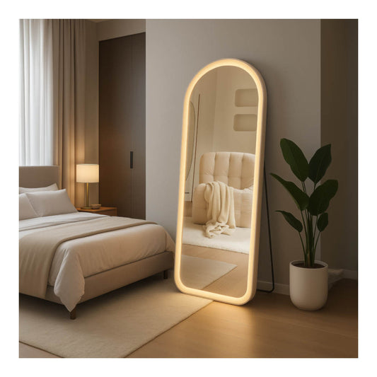 Nordlys - LED-spejl med Sensor 150x60cm