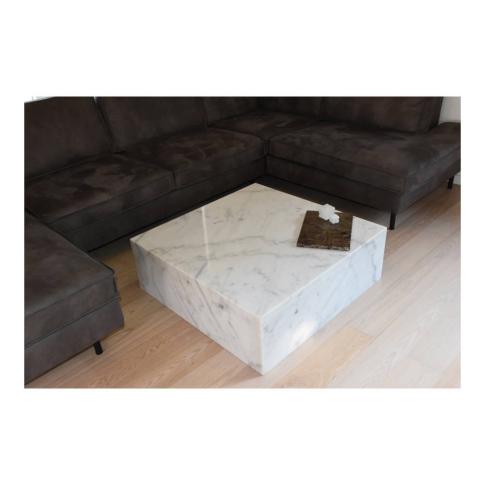 S&M - Kubik Marmor Sofabord 90x90cm