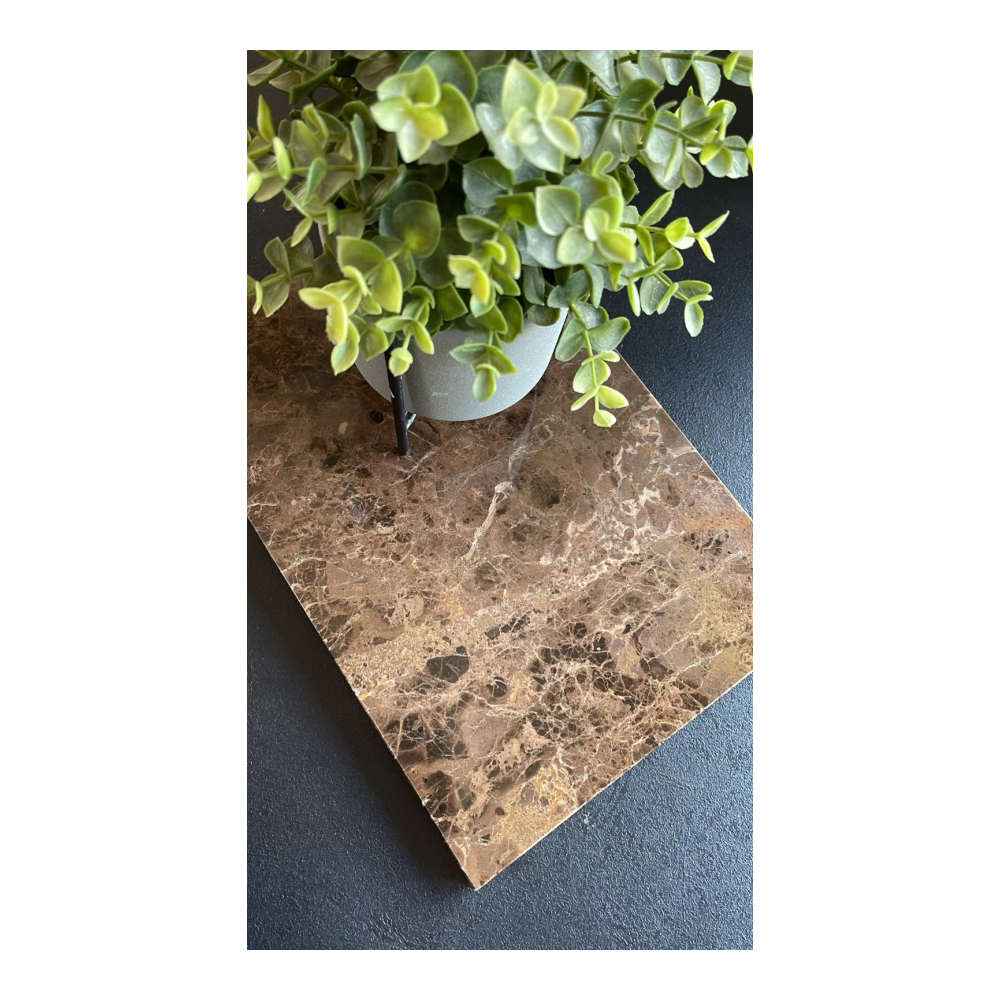S&M - Marmor Bakke 35x24cm Emperador Dark