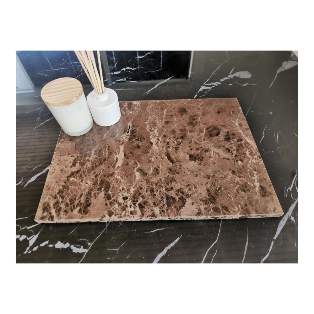 S&M - Marmor Bakke 35x24cm Emperador Dark