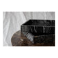 S&M - Marmor Bakke med Kant 30x20cm Nero Marquina