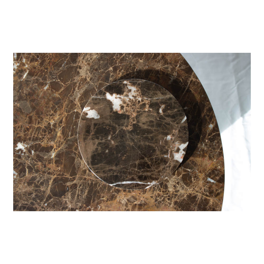 Steel & Marble - Marmor Bakke Ø20cm Emperador Dark