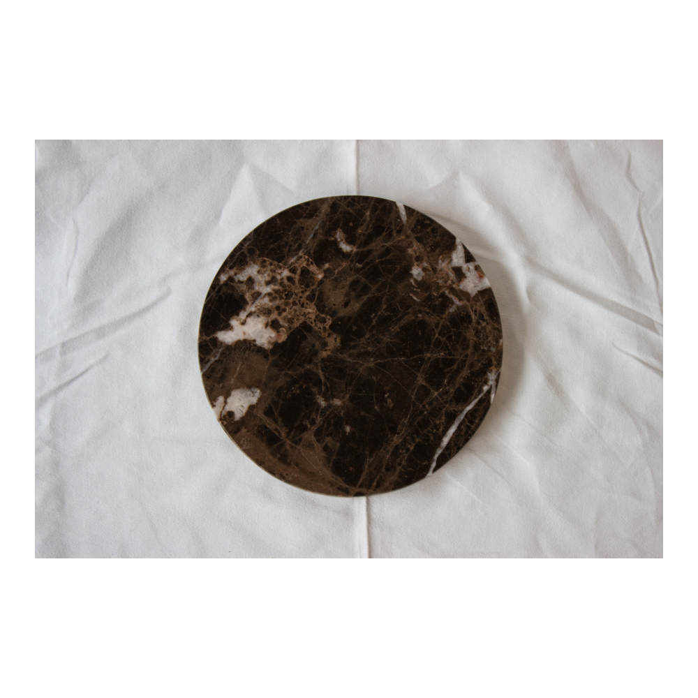 Steel & Marble - Marmor Bakke Ø20cm Emperador Dark