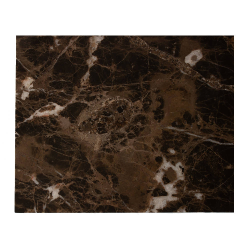 S&M - Marmor Sengebord 40x30cm Emperador Dark