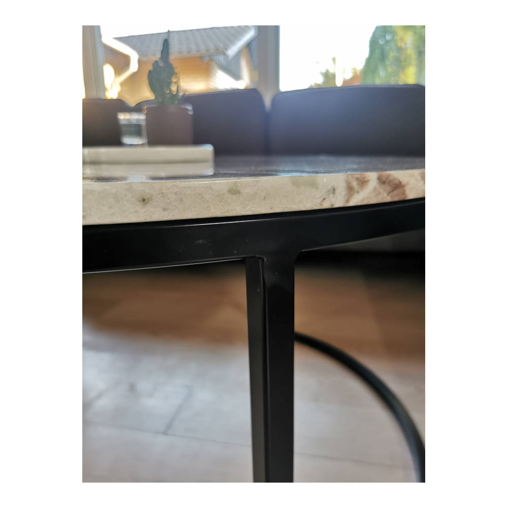 Steel & Marble - Marmor Sofabord Fantasy Brown