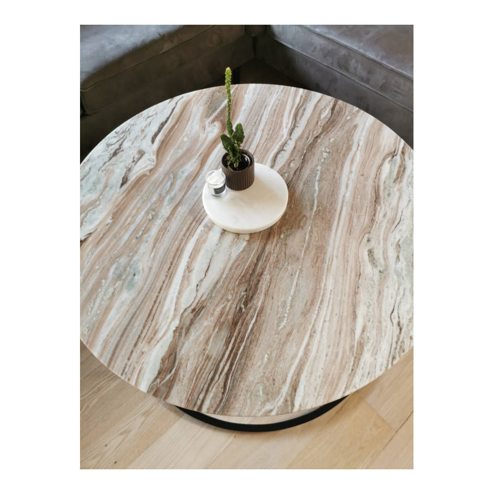 Steel & Marble - Marmor Sofabord Fantasy Brown