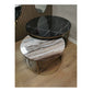 Steel & Marble - Marmor Sofabordssæt Sort/brun