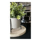 S&M - Terazzo Marmor Bakke Ø24cm Hvid