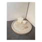 S&M - Terazzo Marmor Bakke Ø24cm Hvid